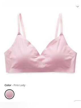 Girl’s Light Pink Wireless Smooth Bralette Size S 30A